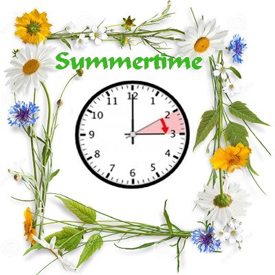 THE TIME IN THE CENTRAL EUROPE SHOULD BE RESET FOR ONE HOUR AHEAD
