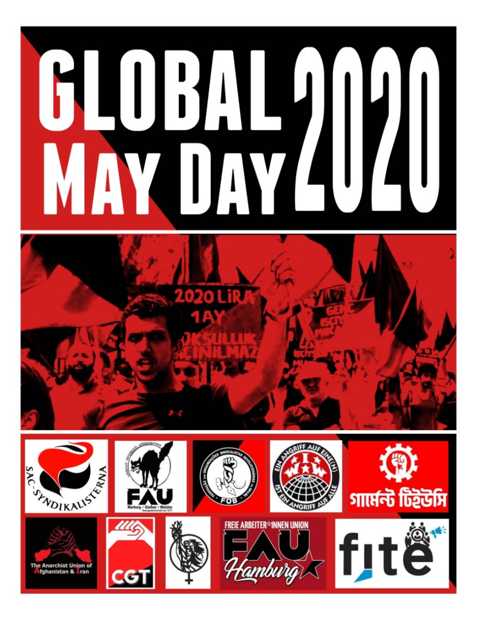 #۱world1struggle     Global May Day 2020