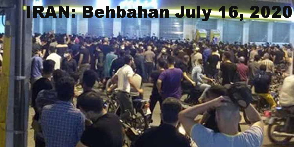 The Security forces shootings fired against people in Behbahan, Iran + Video