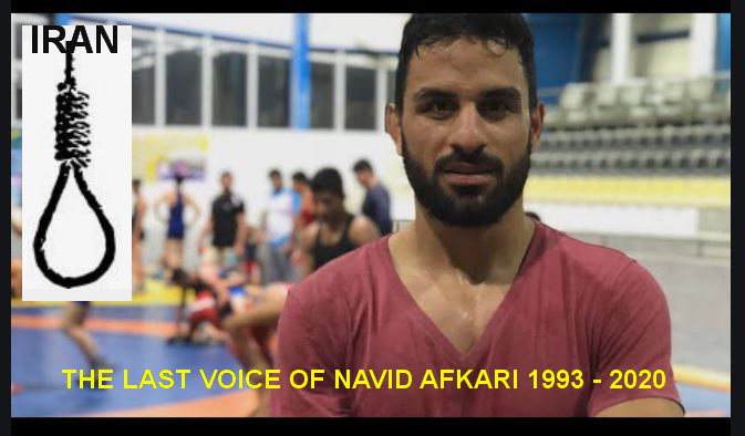 IRAN: THE VOICE OF NAVID AFKARI FROM PRISON IN SHIRAZ – Sound clips in Persian