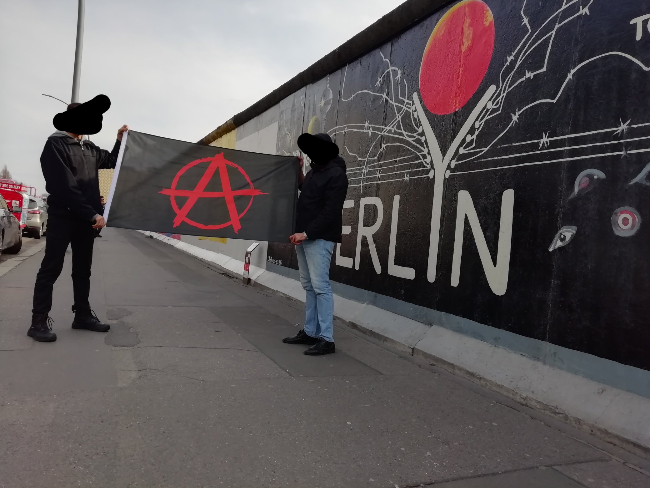 Members of the federation of anarchism era in Berlin. From Berlin to Tehran and Kabul, solidarity is our weapon