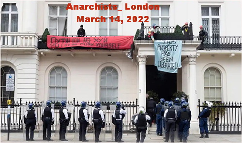 Anarchists in London have liberated the House of Russian Oligarch Oleg Deripaska + Video clip