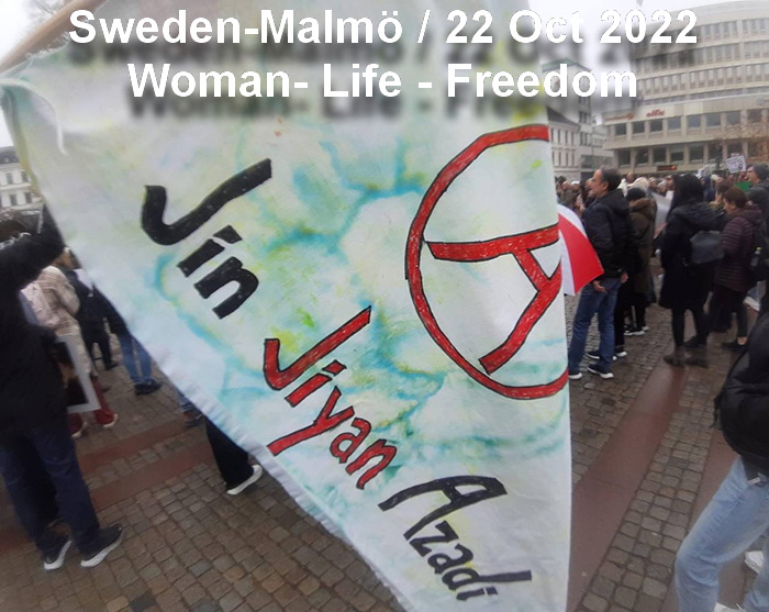 Solidarity Manifestation by the Anarchists/Anarcho-Syndicalists in the Malmö, southern Sweden